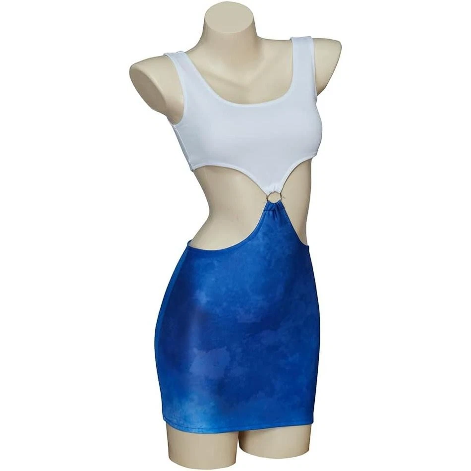 Pretty Woman Vivian Ward Cosplay Costume Crop Top Mini Skirt Set for Halloween - Image 3 of 4