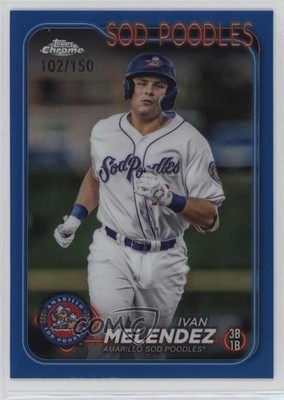 2024 Topps Pro Debut Chrome Blue Refractor /150 Ivan Melendez #PDC-22 1f5h