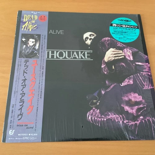 DEAD OR ALIVE YOUTHQUAKE JAPAN LP OBI 28-3P-615 SHRINK
