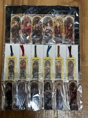Biohazard Resident Evil 30th Anniversary Acrylständer x 6/Bookmark x 6/Tasche