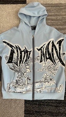 Mixed Emotion Hoodie Hellblau M neu