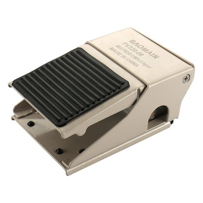 #ad Baomain Pneumatic Foot Pedal Valve FV 320 3 Way 2 Position Silver Gray $22.99