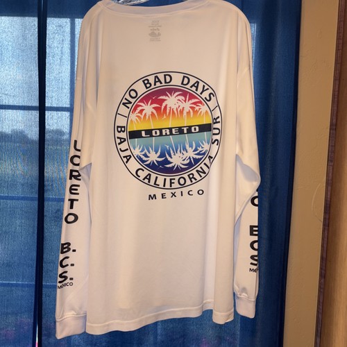 No Bad Days Dri-fit XXXL Baja Mexico Loreto BCS Long Sleeve Excellent Shape - Picture 5 of 6