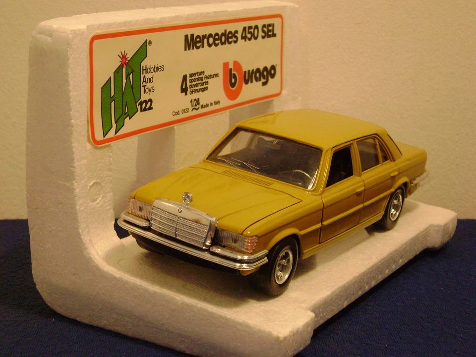 Cappello Bburago Mercedes 450 SEL cod. 0122 scala 1:24 molto raro - Immagine 4 di 4