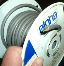 Alpha Wire 5198 22/8C Xtraguard 1 Premium Shielded Control Cable 8 Gray 5198C