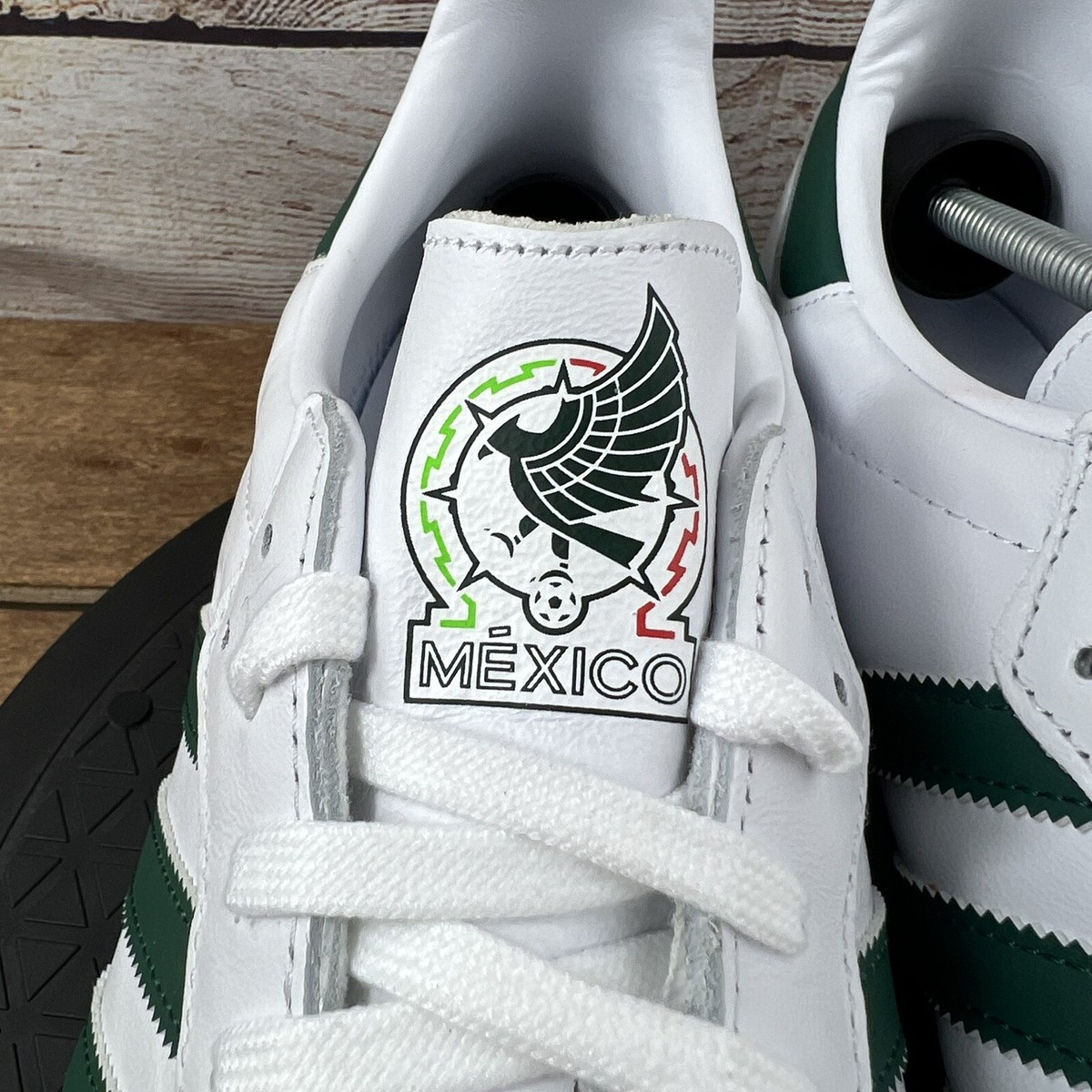 Adidas Samba 'Team Mexico' White College Green HQ7036 Men's Adidas Samba 'Team Mexico' White College Green HQ7036 Men's