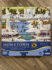 Hometown Collection Heronim WISCONSIN SNOW SCULPTURE 1000 Piece Puzzle