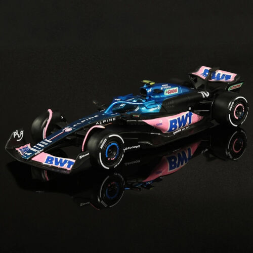 Bburago 1:43 F1 2023 BWT Alpine A523 #10 Pierre Gasly Model Car Toy Gift W/ Box - Picture 1 of 9