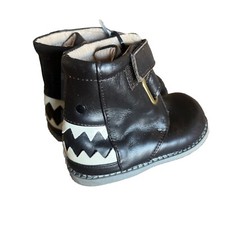Livie  Luca Boots Bootie Hungry Mocha Brown Leather 5 Unisex