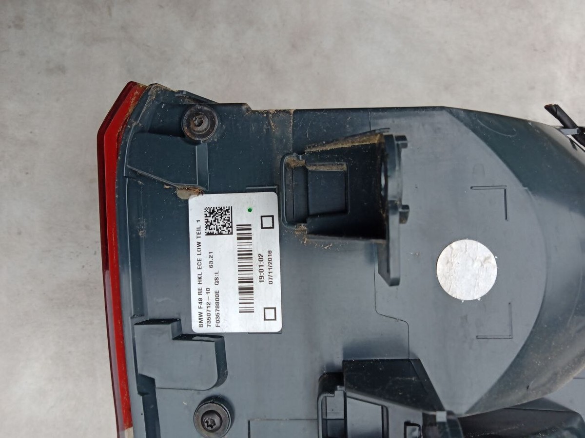 BMW X1 F48 2015-2022 REAR RIGHT SIDE TAIL LIGHT lamp 63217350711 