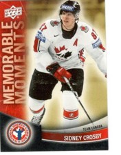 SIDNEY CROSBY 2011/12 UD NATIONAL HOCKEY CARD DAY MEMORABLE MOMENTS CARD #16 NMT