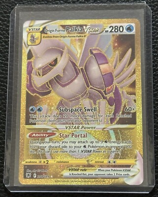 2022 Pokémon Gold Palkia VSTAR Sword & Shield Astral Radiance 208/189