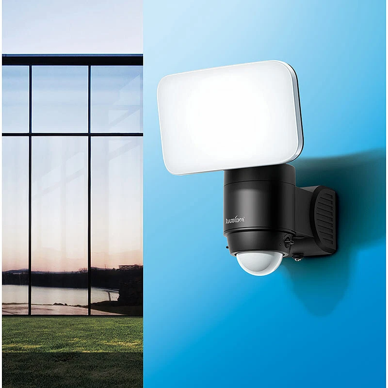 Luminea Kabelloser LED-Außenstrahler mit PIR-Bewegungsmelder, 300 lm, IP44 - Bild 4 von 4