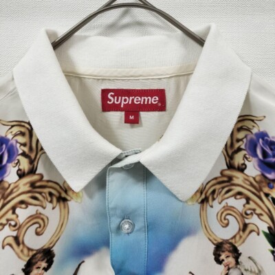 supreme Heavenly Silk PoloサイズL美品 Supreme Heavenly Silk Polo White Men's - FW22 - US