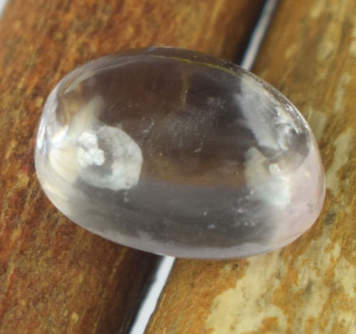 White Sapphire 9.65 Ct/13 mm Natural Oval Cabochon Gemstone Certified C1009