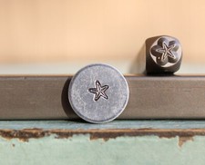 SUPPLY GUY 4mm Starfish Metal Punch Design Stamp SGCH-493