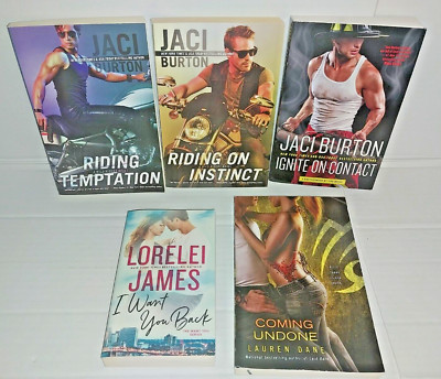 Lot 5 Hot Romance books 3 Jaci Burton Wild Riders Lauren Dane Lorelei James ++
