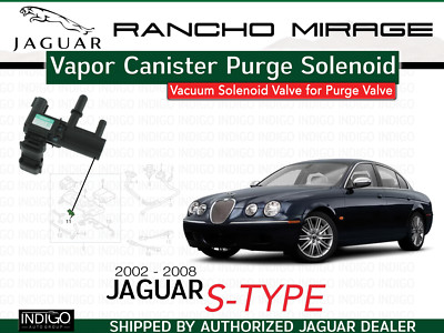 JAGUAR OEM XR849660 Vapor Canister Purge Solenoid S-TYPE (2003-2008)