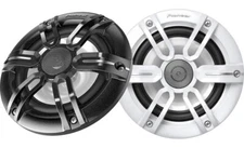 NEW Pioneer TS-ME650FS 6.5" Coaxial Marine Speakers WHITE/BLACK 6-1/2" (1 PAIR)
