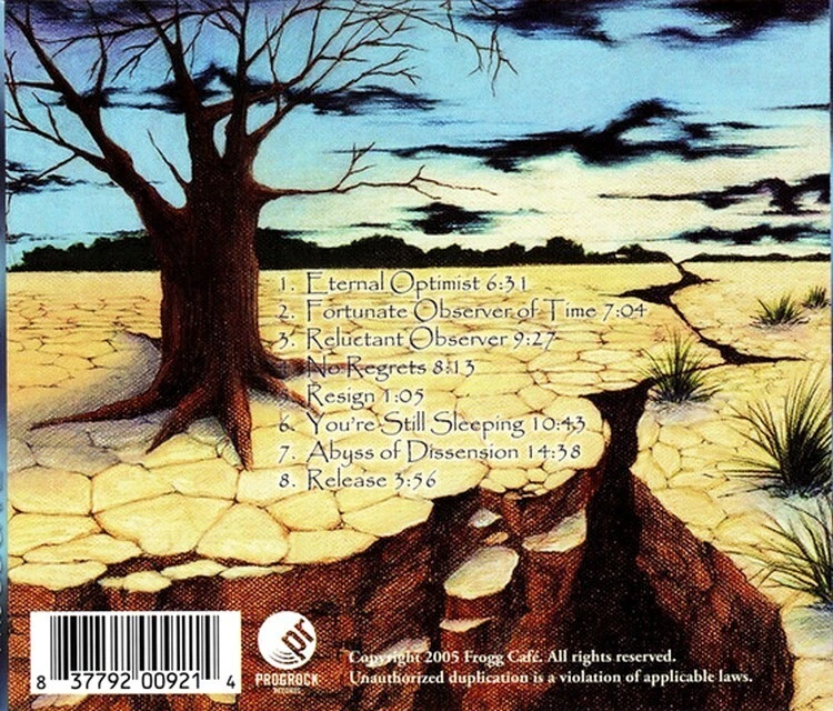 FROGG CAFE Fortunate Observer 2005 США ЧАСТНЫЙ ПРОГ CD KANSAS RUSH DIXIE DREGS - Изображение 2 из 4