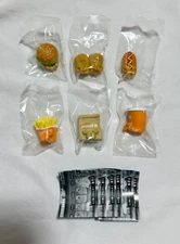 Machiboke The Case of Hamburger Figure Complete Set of 5 Bandai Capsule ToyGacha