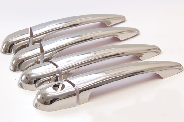 Set Edelstahl TüRgriffe Blenden Chrom FüR BMW 3Er E46 Bis Bj 09.2000-image