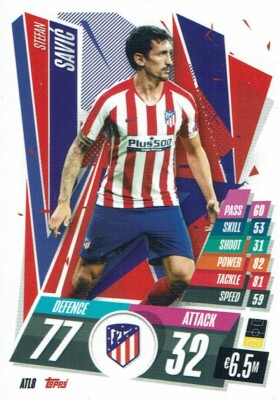 Topps Match Attax Champions League 20/21 Karte Nr. ATL8 Stefan Savic