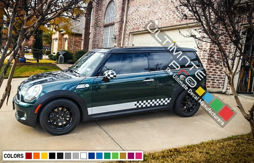 Sticker side Stripe kit for mini cooper s graphic Clubman lip R55 2007 ...