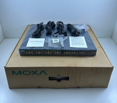 MOXA IKS-G6524A-4GTXSFP-HV-HV V1.0 2-LAYER 24-PORT INDUSTRIAL ETHERNET SWITCH