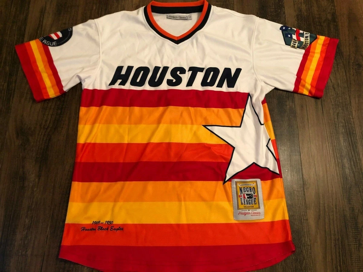 Houston "Astros" Retro NL Eagles Baseball Jersey by