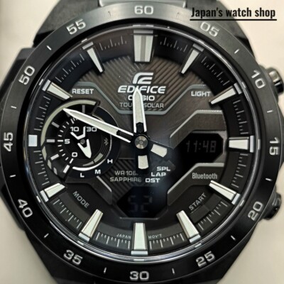 CASIO EDIFICE WINDFLOW ECB-2200YDC-1AJF Black Bluetooth Men's Watch New in Box
