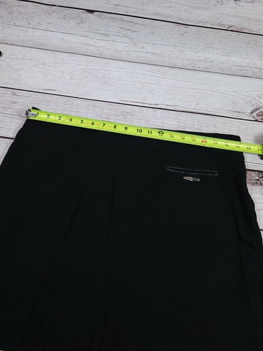 Jamie Sadock Womens 14 Golf Skort Black Zip Pockets Stretch Skirt O6 - Picture 3 of 10