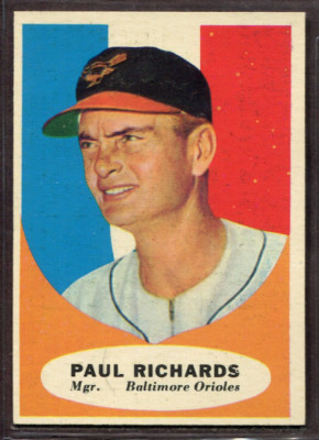 1961 Topps Set-Break #131 Paul Richards Mgr EX-EXMINT *JAYSACE*