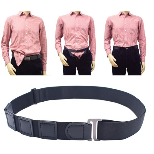 1pc mens shirt stays Unisex Men Shirt Stays Shirt Lock Belt Non- - 第 1/11 張圖片