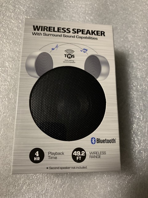 5x Wireless Speaker With Surround Sound Capabilities Bluetooth 4hr Playback Time For Sale Online Ebay