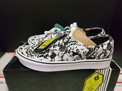 Size 9.5 - VANS ComfyCush Authentic x The Nightmare Before Christmas Collage