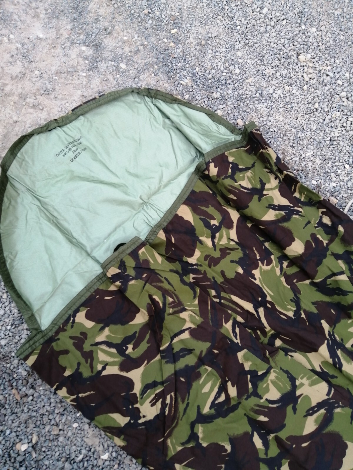 British Army Woodland DPM GoreTex Bivvy Bag Sleeping Bag Cover