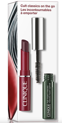 NEW Clinique Set On The Go 2-pc Gift set w/ Black Honey & High Impact Mascara