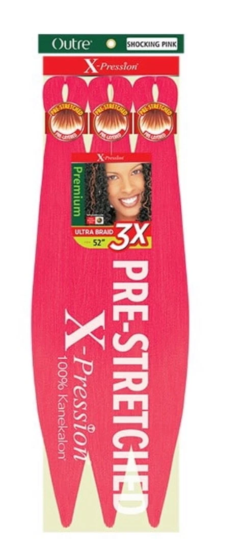 Pink sale braiding hair