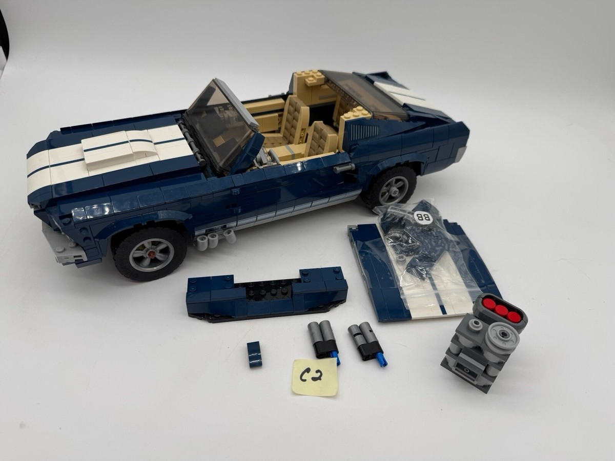LEGO Creator Expert Ford Mustang GT (10265) Limited Edition Built 100%  COMPLETE