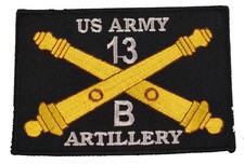 US ARMY 13B ARTILLERY ARTY PATCH - Veteran Owned Business