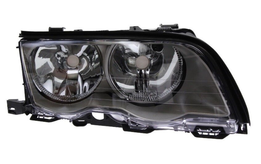 Phare avant droit pour BMW Série 3 E46 1998-2001 avec moteur de réglage électrique H7