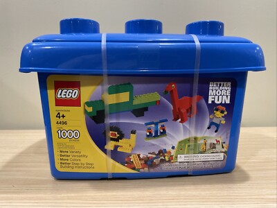 LEGO 4496 Building Blue Tub - 1000 pcs  - NEW Sealed