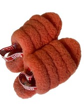 UGG Women's Puff Yeah Slippers Slides Orange US Sz 5 Pre Loved