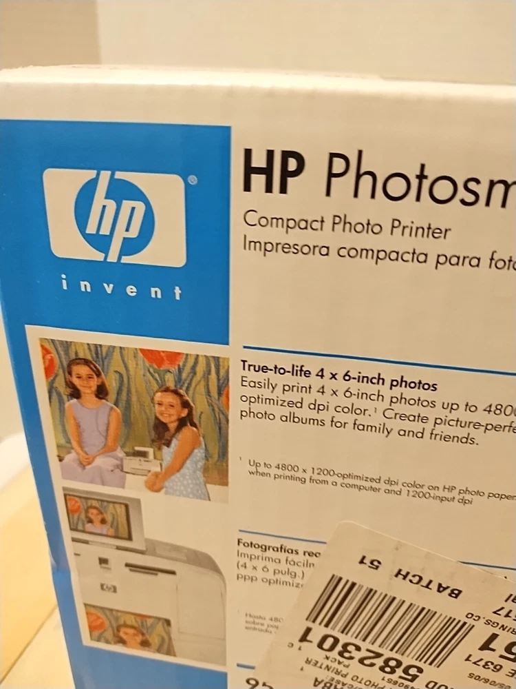 HP Photosmart 375 compact Photo Printer New