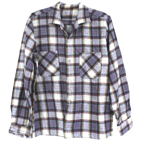 AURALEE SHETLAND WOOL SHIRTS サイズ4 AURALEE Super Milled Shetland Wool Shirt 100% Wool Gray Beige Size