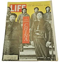 September 23, 1966 LIFE Magazine China 100 Year 60s ads ad FREE SHIPPING Sept 9