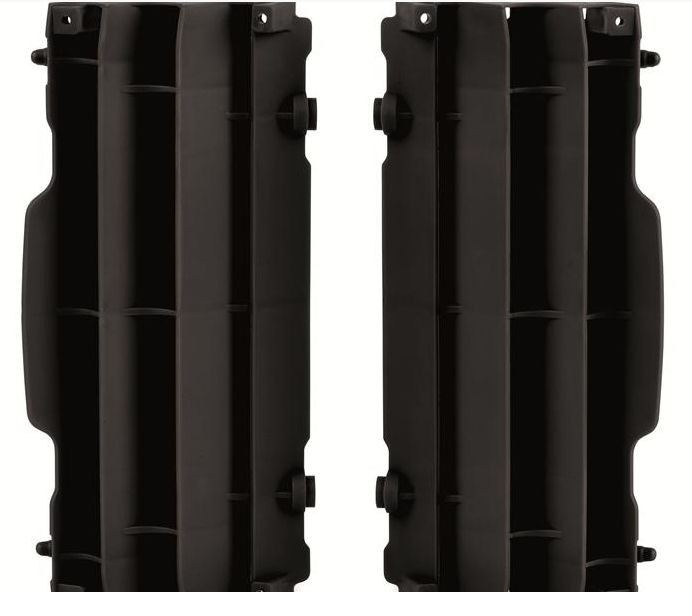Cache radiateur Polisport noir idéal pour sorties enduro KTM