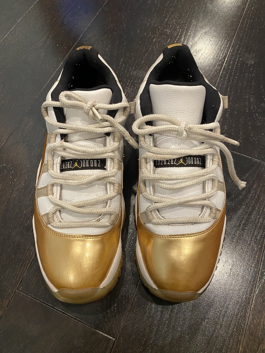 Solid Gold Gold Low 11s Nike Air Jordan 11 Retro Low Closing