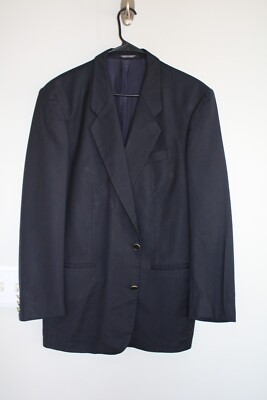 NAVY-BLUE BAUMLER GOLD METAL BUTTON BLAZER JACKET s 42R vitale barberis canonico